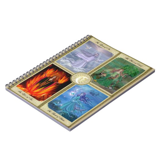 Vier elementen notitieboek (Linkerzijde)