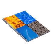 Vier elementen notitieboek (Rechterzijde)