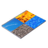 Vier elementen notitieboek (Linkerzijde)