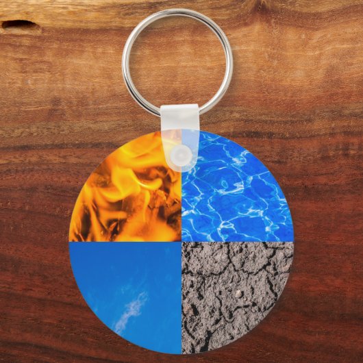 Vier elementen sleutelhanger (Voorkant)