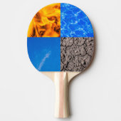 Vier elementen tafeltennisbatje (Voorkant)