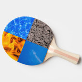 Vier elementen tafeltennisbatje (Zijkant)