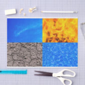 Vier elementen tissuepapier (Craft)