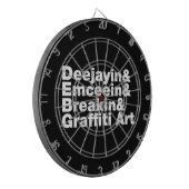 Vier elementen van de Hip Hop Dartbord (Voorkant Links)