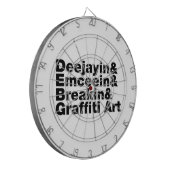 Vier elementen van de Hip Hop Dartbord (Voorkant Links)