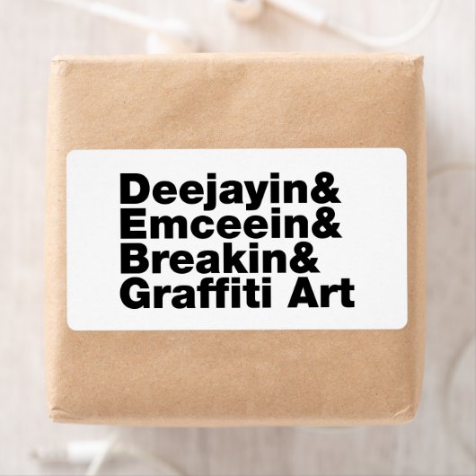 Vier elementen van de Hip Hop Etiket (Insitu)