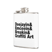 Vier elementen van de Hip Hop Heupfles (Links)