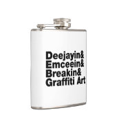 Vier elementen van de Hip Hop Heupfles (Rechts)