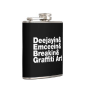 Vier elementen van de Hip Hop Heupfles (Rechts)