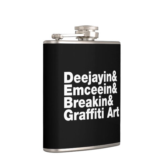 Vier elementen van de Hip Hop Heupfles (Rechts)