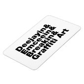 Vier elementen van de Hip Hop Magneet (Linkerzijde)