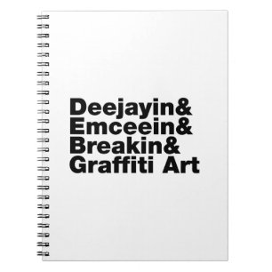 Vier elementen van de Hip Hop Notitieboek