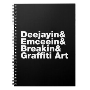 Vier elementen van de Hip Hop Notitieboek