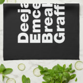 Vier elementen van de Hip Hop Theedoek (Gevouwen)