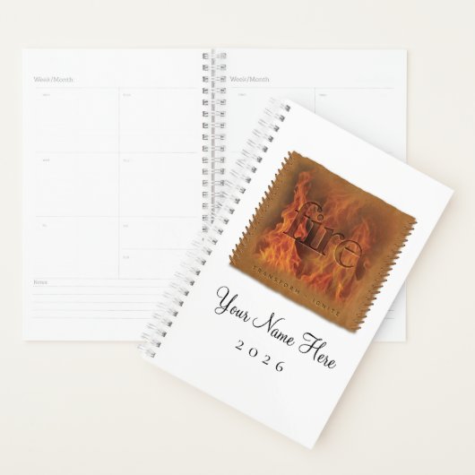 Vier Elementen - VUUR - Persoonlijke Dagplanner Planner (Display)
