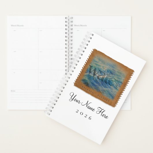 Vier Elementen - WATER - Persoonlijke Dagplanner Planner (Display)