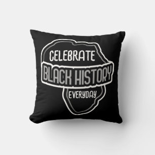 Vier elke dag BLACK History op Black Kussen