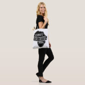 Vier elke dag BLACK History op White Tote Bag (Op model)