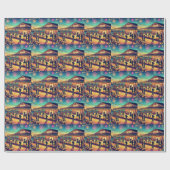 Vier elke gelegenheid feest cadeaupapier (Vlak)