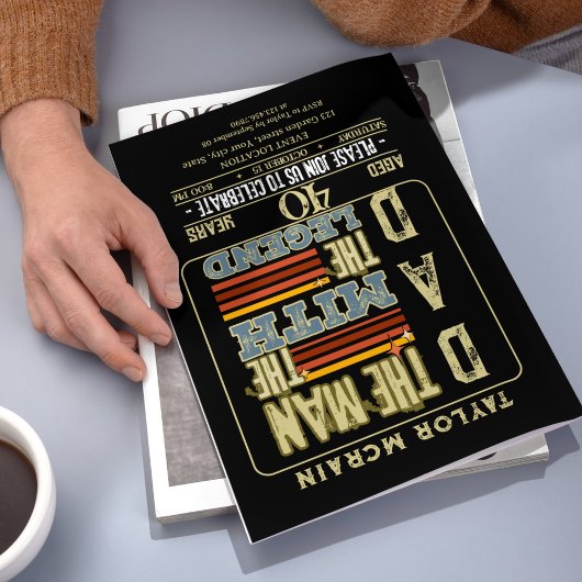 Vier elke leeftijd: het Man, de mythe, de legende