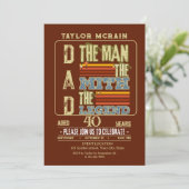 Vier elke leeftijd: het Man, de mythe, de legende Kaart (Staand voorkant)