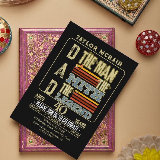 Vier elke leeftijd: het Man, de mythe, de legende Kaart