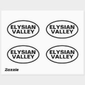 VIER Elysian Valley Ovale Sticker (Vel)