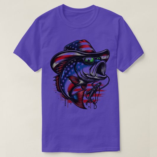 Vier en show je liefde voor vissen hiermee t-shirt (Design voorkant)