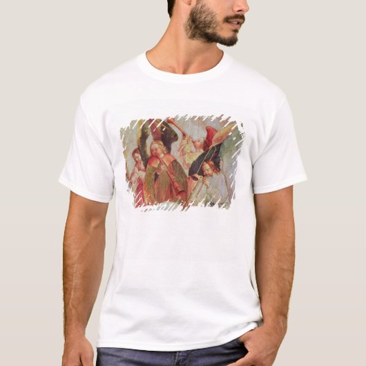 Vier engelenspelinstrumenten t-shirt (Voorkant)