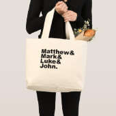 Vier Evangeliën - Matteüs & Marcus & Lucas & Johan Grote Tote Bag (Voorkant (product))