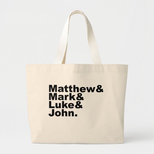 Vier Evangeliën - Matteüs & Marcus & Lucas & Johan Grote Tote Bag (Voorkant)