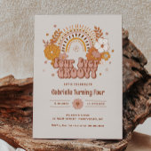 Vier Ever Groovy Birthday Uitnodiging