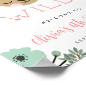 Vier-Ever Wild | Kids Verjaardagsfeestje Welkomstb Poster (Hoek)