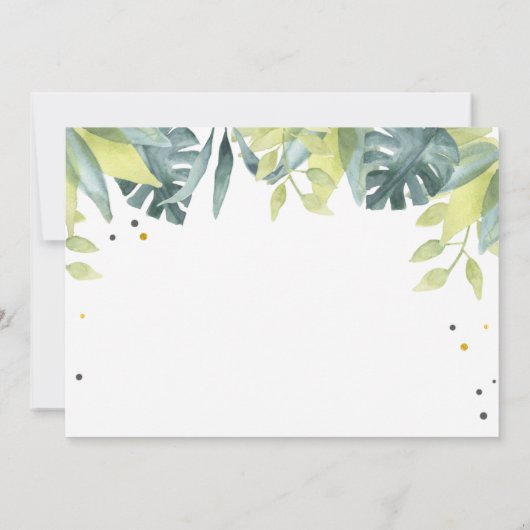 Vier Ever Wild Party Dieren Safari Jongen Verjaard Kaart (Achterkant)