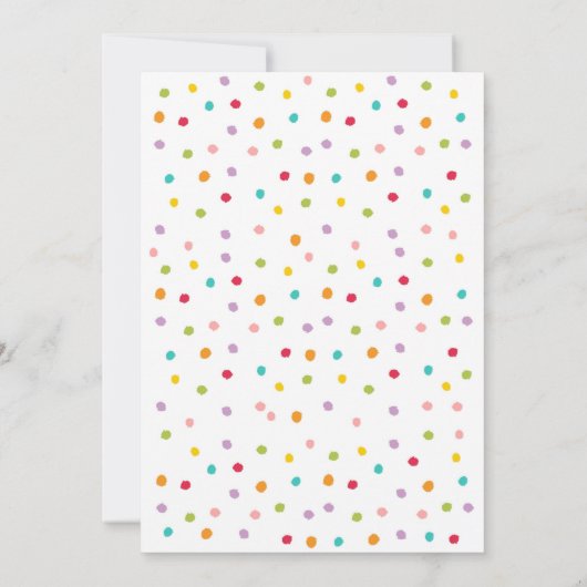 Vier Ever Wild Party Dieren Safari Meisje Verjaard Kaart (Achterkant)