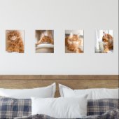 Vier Familie Kat 8x10 Foto Muurkunst Sets (Slaapkamer)