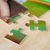 Vier familiefoto's legpuzzel (Zijkant)