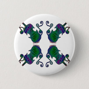 VIER FANCY VIDDELEN RONDE BUTTON 5,7 CM