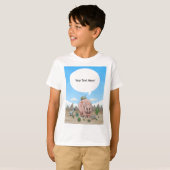 Vier Fantasie Dinosauriërs T-shirt (Voorkant volledig)