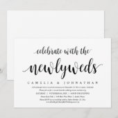 Vier Feest Met De Jonggehuwden, Trouwen Onder Elka Kaart (Voorkant / Achterkant)