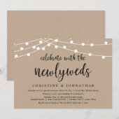 Vier feest met de pasgetrouwden, Trouwen met slech Kaart (Voorkant / Achterkant)