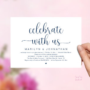 Vier Feest Met Ons Elegant Huwelijksreceptie Diner Kaart