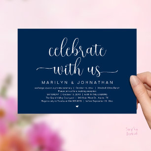 Vier Feest Met Ons Elegant Huwelijksreceptie Diner Kaart
