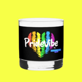Vier feest met Regenbooghart: PrideVibe Whisky Glas