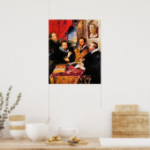 Vier filosofen van Paul Rubens Poster (Keuken)