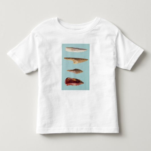 Vier flattools kinder shirts (Voorkant)