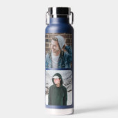 Vier foto-gepersonaliseerde naam waterfles (Voorkant)