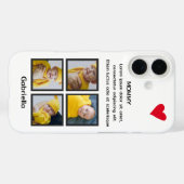 Vier foto-inkuilhars Aangepaste aangepaste aangepa Case-Mate iPhone Case (Achterkant (horizontaal))