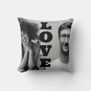 Vier foto Koppels Liefde voor Valentijnse  Gift Kussen