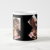 Vier Fotocollage-Sjabloon Grote Koffiekop (Voorkant)